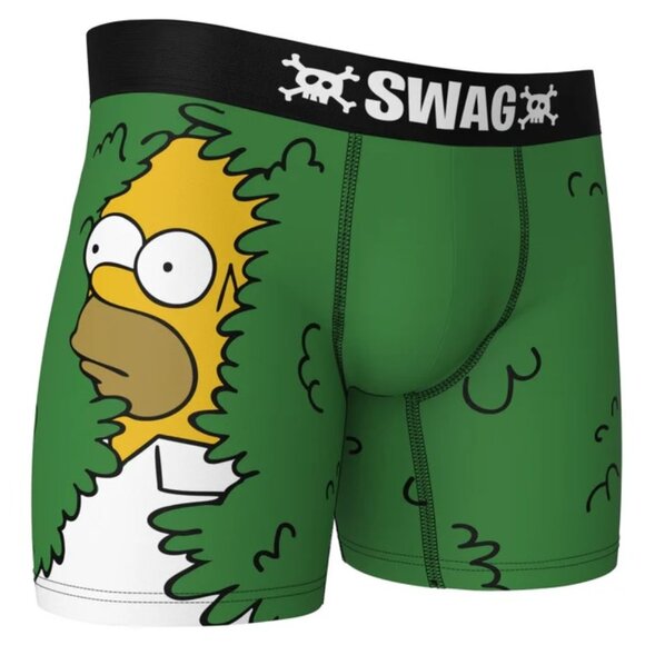 Mens Swag THE SIMPSONS HOMER Boxer Briefs Size Sm M L XL XXL TV Show Sitcom NEW - Picture 1 of 1